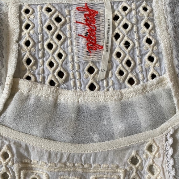 Free People White Blouse - Picture 4 of 8